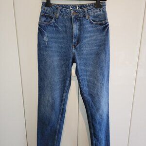sandro High Waist Straight Leg Jeans Size 38